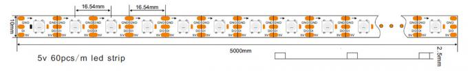 Zugängliche Rgb LED flexible Neonbeleuchtung APA102C IC APA102 Digital eingebaut