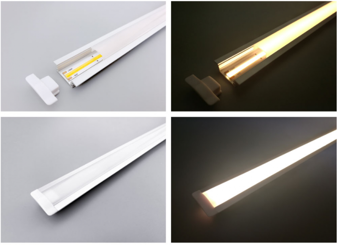 Beschmutzen Sie freies Halbleiterchip PFEILER LED Streifen-Licht-hohes Lumen 24V 384 LED/M 3 Jahre Garantie-
