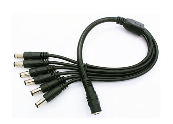 DC weiblich Teiler-Kabel-Fass-Stecker zum Mann15cm für Überwachungskameras