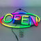 Wasserdichte Neon-Flex Light Magic Color Shop Stangen-offenes Zeichen LED