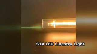 S14-LED-Glühfadenröhre mit Glasummantelung, Linestra