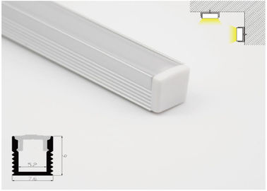 Antiverdrängung der korrosions-LED profiliert Aluminium mit Glanzpunkt-Beförderung 7.6*9mm