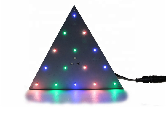 Der Dreieck-Platten-LED Instrumententafel-Leuchte Pixel-der Lampen-DMX512 SMD5050 RGB für Dekoration