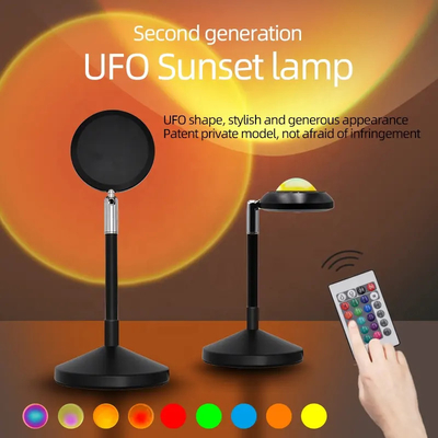 Fernbedienung Moderne Fotografie Farbänderung Sonnenuntergang Licht USB Regenbogen Projektorlampen