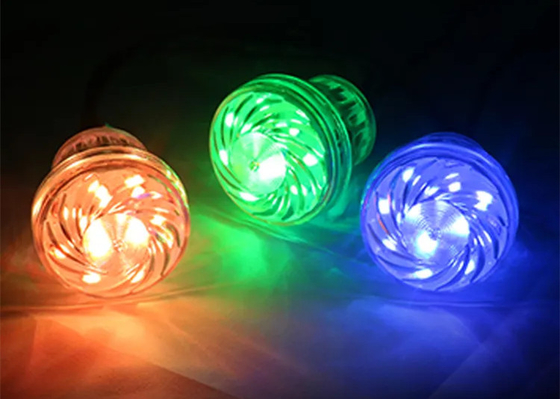 24v RGB WS2811/UCS1903 LED Amusement Licht Pixel Licht Cabochon LED 60mm 18 Leuchten