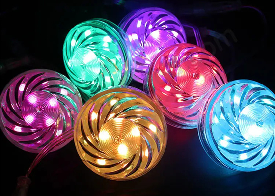 24v RGB WS2811/UCS1903 LED Amusement Licht Pixel Licht Cabochon LED 60mm 18 Leuchten