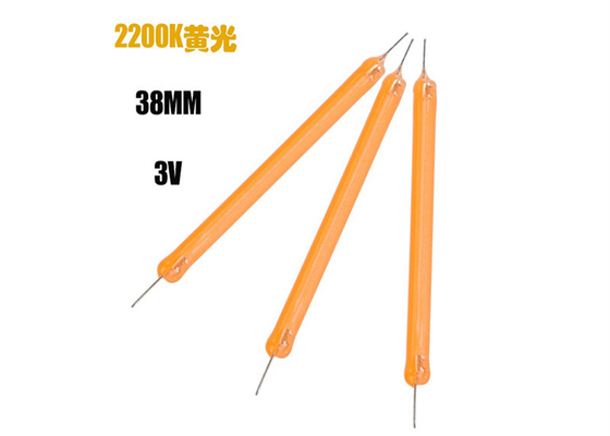 Dc3v 38MM COB LED-Glühlampe 2200k 2700K 6500K Teile für Keramikglühlampen