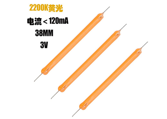 Dc3v 38MM COB LED-Glühlampe 2200k 2700K 6500K Teile für Keramikglühlampen