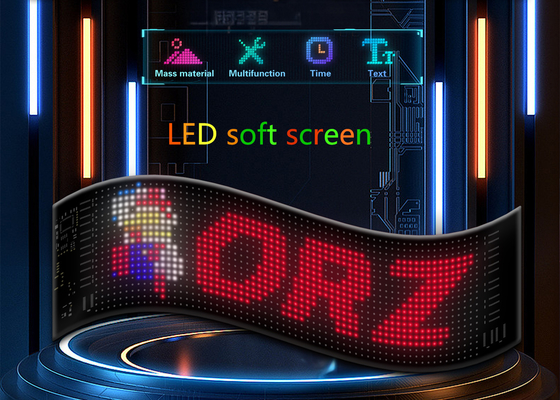 Flexible LED-Auto-Panel App Control 16*96 Werbe-Rückfensteranzeige