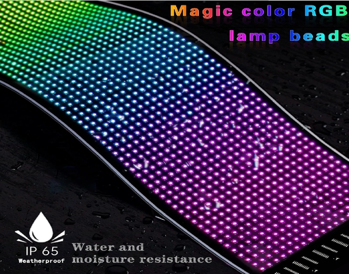 App Control LED Sign Board 20*64 Flexible USB Programmierbares benutzerdefiniertes Scroll-Message Autoschilder Digitales Display