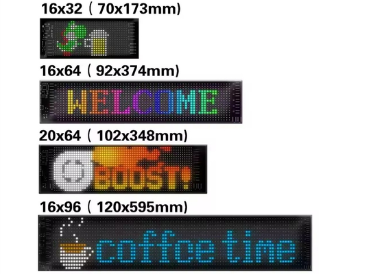 Weiches LED-Bildschirm Markenwerbung Werbeanzeige RGB Farbe APP Smart Programmierbares Innenraum LED-Schild