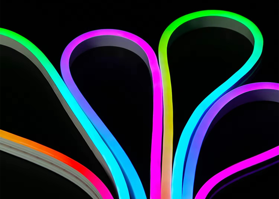 Smart Neon LED Seil Licht Kit DC5V RGB Neon 1M 2M 5M IP67 DIY Neon Licht Streifen Bluetooth TUYA WIFI App Musik