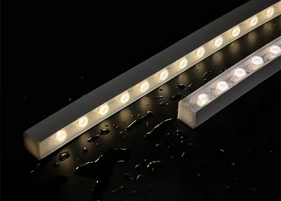 Verbiegbare 16*16 MM Flexible LED Lineare Optische Linse DC24V IP65 Wasserdichte Wandwaschmaschine