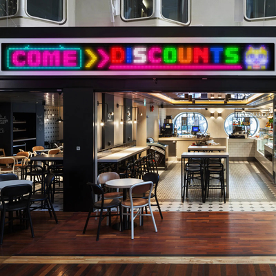 DIY LED-Schild Matrix-Panel Bildschirm APP-Steuerung für Shop Billboard Bar Auto NEW Größe 1696 Plus