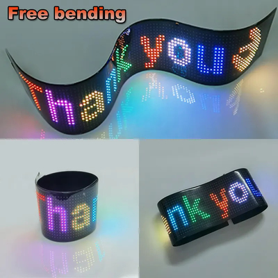 Werbung Scrolling LED-Auto-Schilderbrett Programmierbare App-Steuerung Outdoor-Full-Colour-LED-Schilder