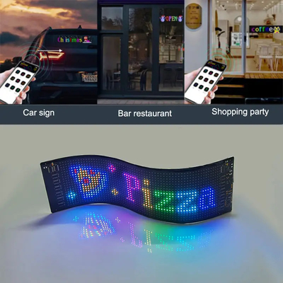 Werbung Scrolling LED-Auto-Schilderbrett Programmierbare App-Steuerung Outdoor-Full-Colour-LED-Schilder
