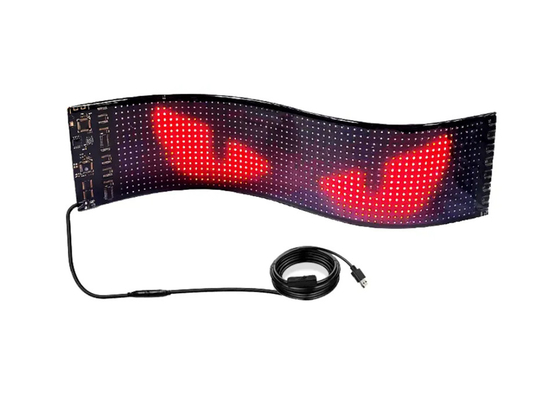 Lkw Devil Eye LED-Bildschirm Lkw-Licht Lkw-Dynamisches LED-Licht Smart Car Sticker Programmierbares LED-Panel für die Windschutzscheibe von Lkw