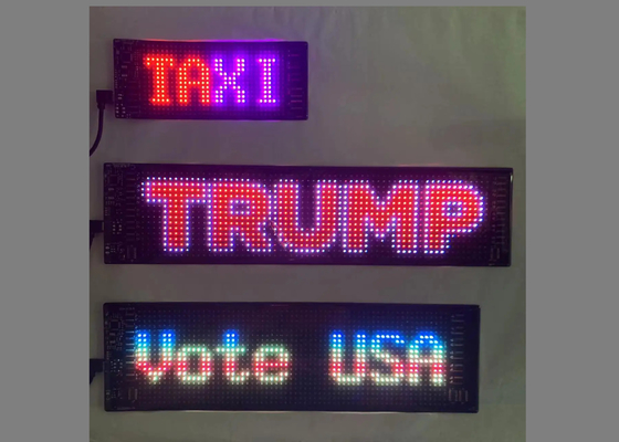 DIY-Led-Taxi-Fensterbildschirm-Led-Bildschirm für die Werbung für Autos