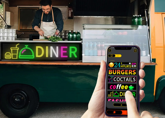 32*160 Vollfarb-Doppelreihe-Scrolling-LED-Lichtschild für Autos