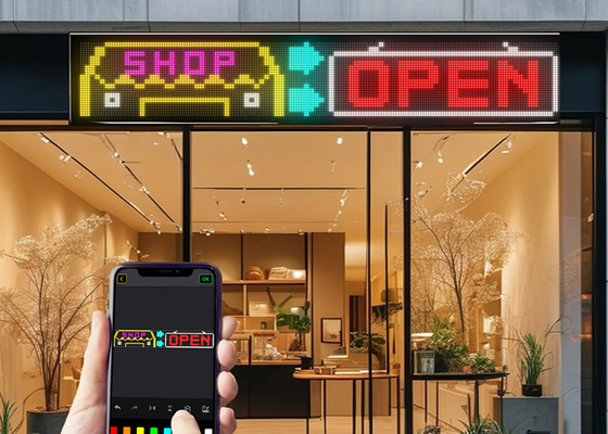 32*192 Doppelreihe Programmierbare Led-Display-Lkw Interaktive Animation Flexibler Bildschirm Vorder-Hinterfenster