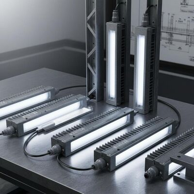 IP65 Aluminium LED-Beleuchtung für Industrieanwendungen mit LED-Lichtquelle und robustem Gehäuse