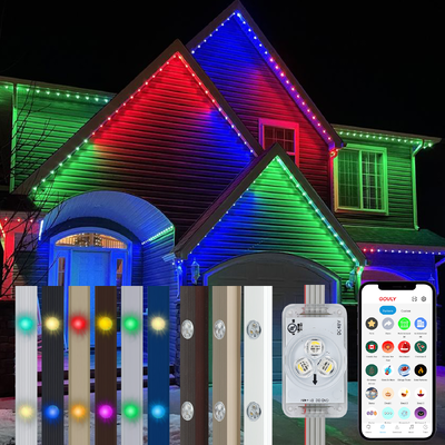 Intelligente Steuerung LED Außen-Traufenleuchte 30W WiFi APP RGB IP65 Wasserdicht für Villa Garten